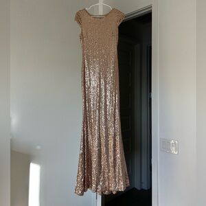 Elegant Sequin Evening Gown